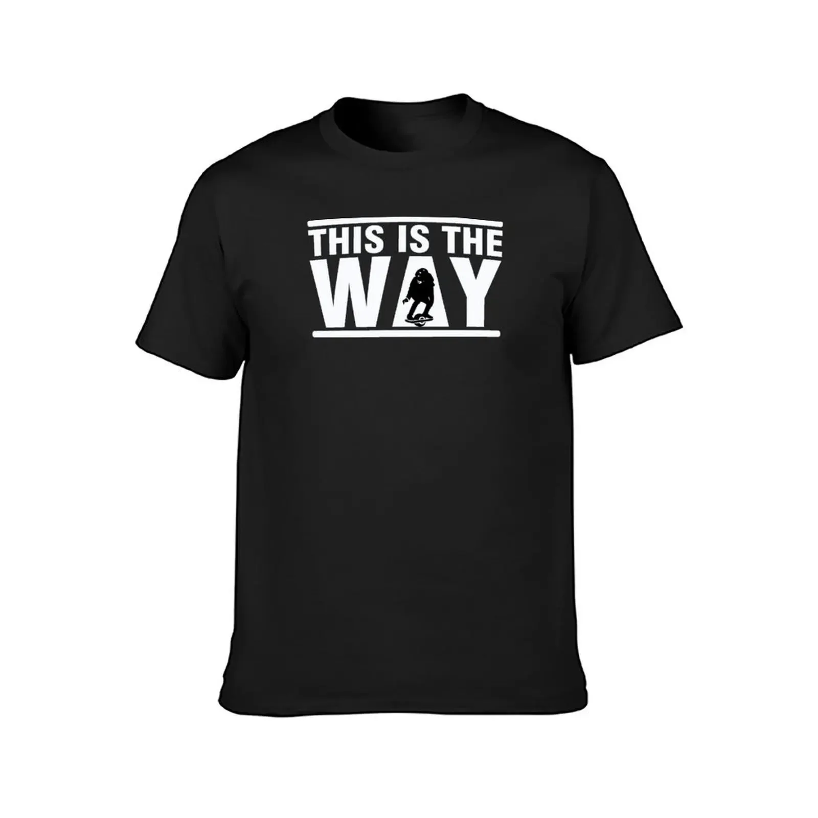 this is the way - Onewheel style T-Shirt korean fashion sweat graphic shirts anime stuff men clothings