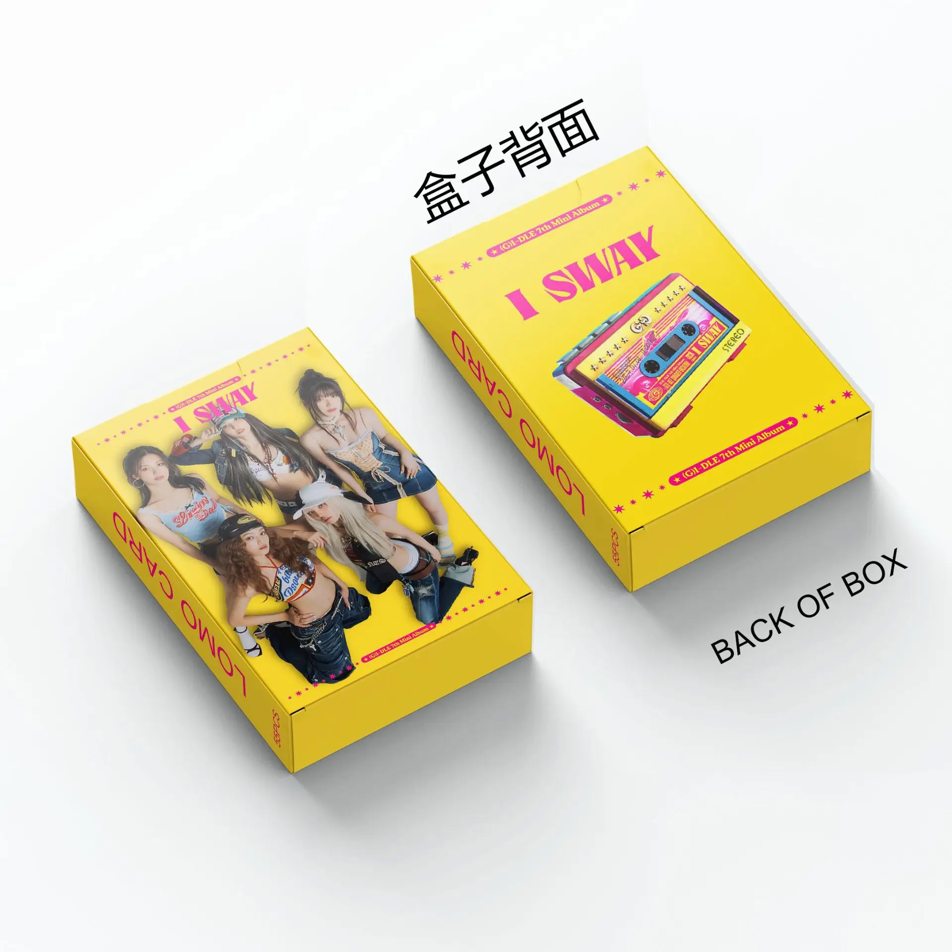 

55Pcs/Set Kpop (G)I-DLE Photo Cards GIDLE Album I SWAY Lomo Card MiYeon Soyeon YUQI Minnie Shuhua Boxed Postcard Fans Collection