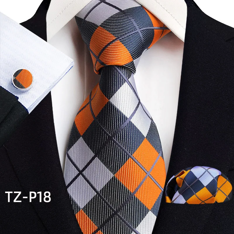 Floral Blau Krawatten Für Männer Hochzeit Party Business Mann Krawatte Taschentuch Brosche Manschettenknöpfe Set Männer Zubehör Gravata – Detail 20