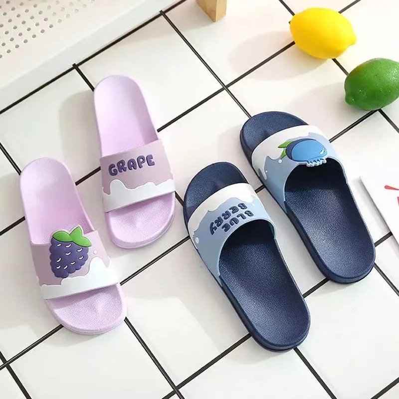 Women\'s Home Slipper Cute Fruit Sandals Summer Flip Flops Beach  antiskid Casual outdoors slippers Female Thick bottom slippers