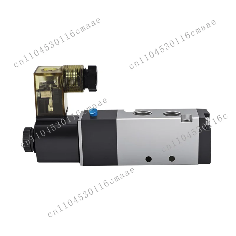 High Quality 4V100 Series Pneumatic Parts 5-Port 2-Position and 3-Position Configuration Solenoid Valve Accessories 