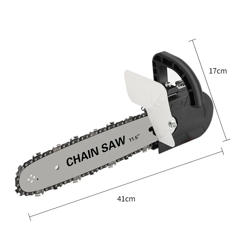 Elétrica Angle Grinder Modificado para Chainsaw Bracket, ajustável, Universal Household Woodworking, Acessórios para ferramentas elétricas, Upgrade