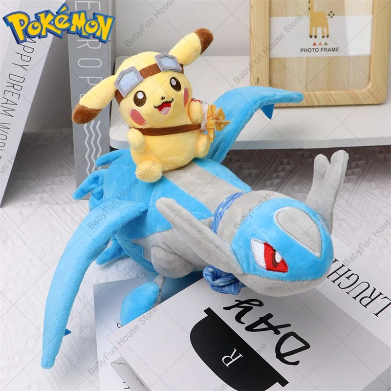 Pokemon Shiny Latios Latias Kawaii Plüschtiere Niedliche Anime Pikachu Lapras Stofftiere Peluche Puppen Geburtstagsgeschenke Kinder – Detail 10