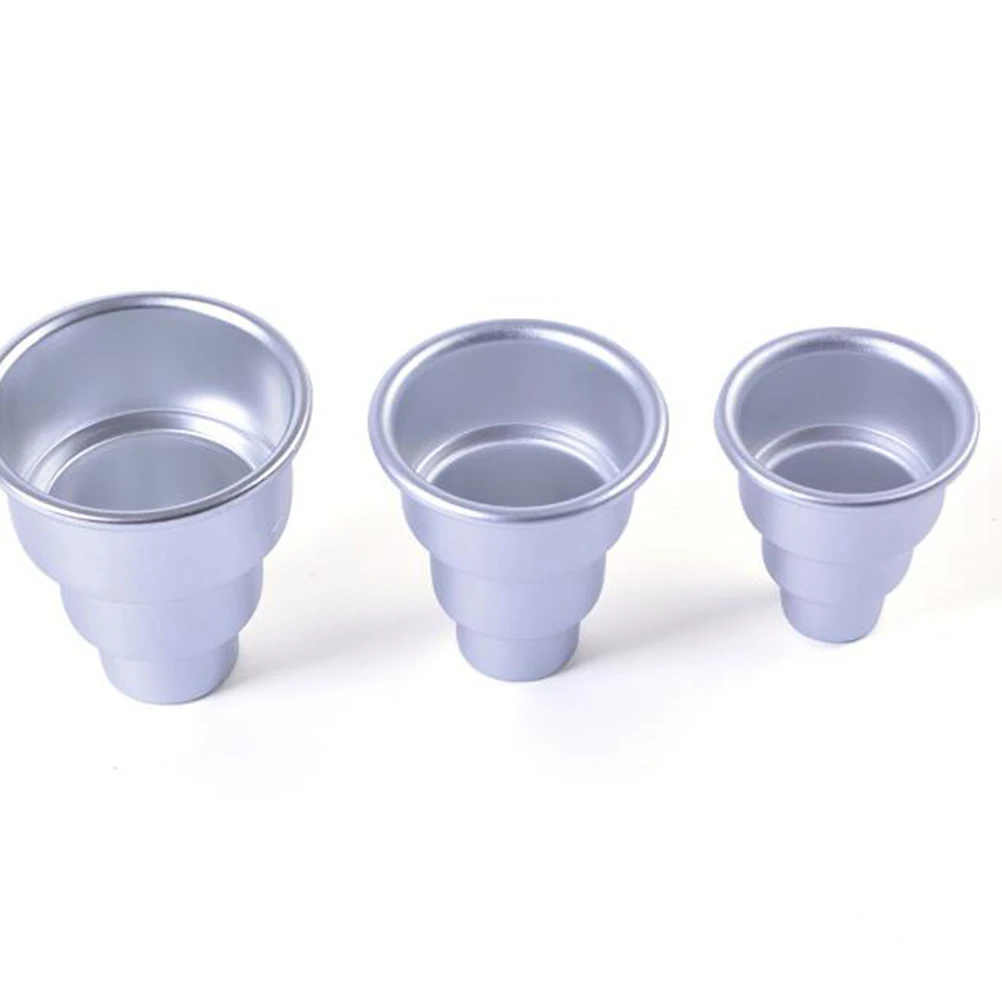 

3 Pcs Cake Mold Baking Pan Tier Tins Round Shaped Non Stick Food Grade Aluminum Alloy Wedding Baby Shower Party