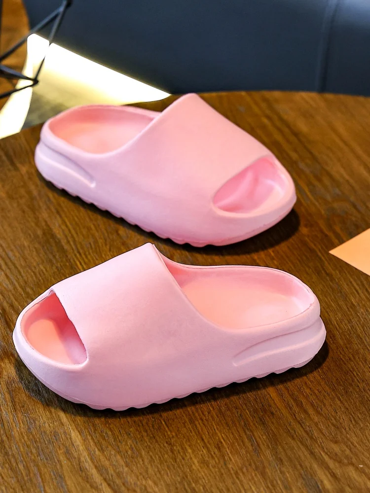

EVA children's slippers summer Korean version children's soft-soled slippers solid color casual beach slippers
