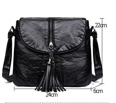 2024 New Designer Shoulder Bag Soft Leather Handbag Women Messenger Bags Crossbody Fashion Women Bag Female Flap Bolsa