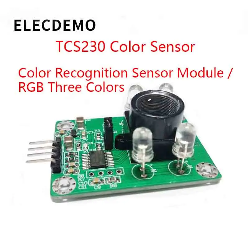 

TCS230 TCS3200 Модуль датчика цвета Модуль датчика распознавания цвета Трехцветный последовательный выход RGB