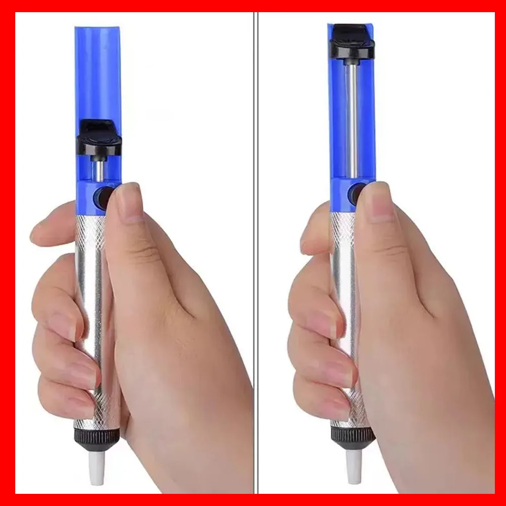 Aluminum Metal Desoldering Pump Suction Tin Gun Soldering Sucker Pen Removal Vacuum Desoldering Pump Tool