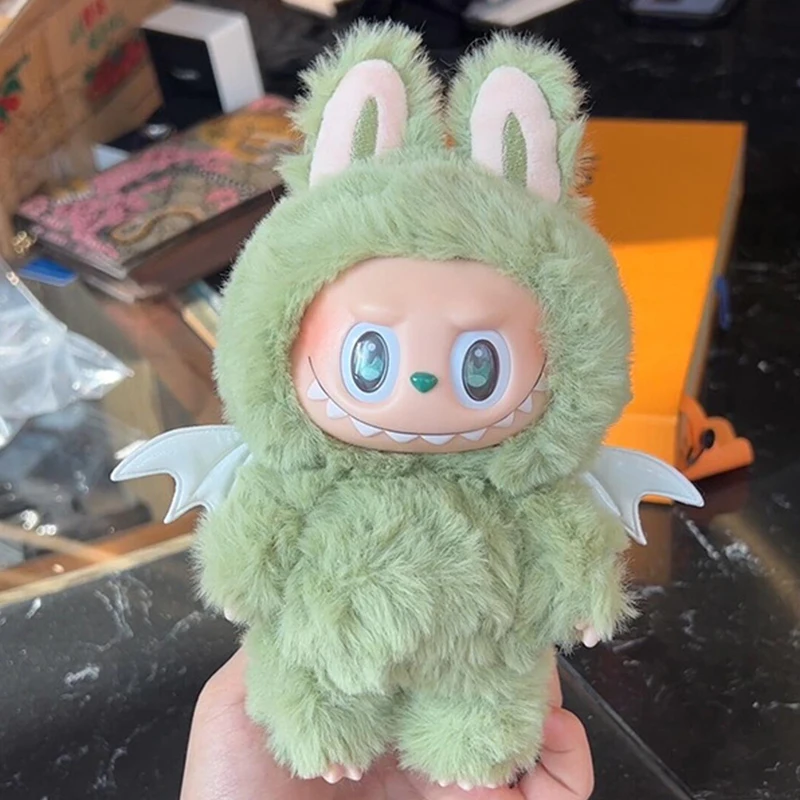 

Одежда для Labubu, маленький ангел, розовый, зеленый, плюшевая кукла, аксессуары для кукол, хлопковая одежда, без куклы, Рождественский подарок