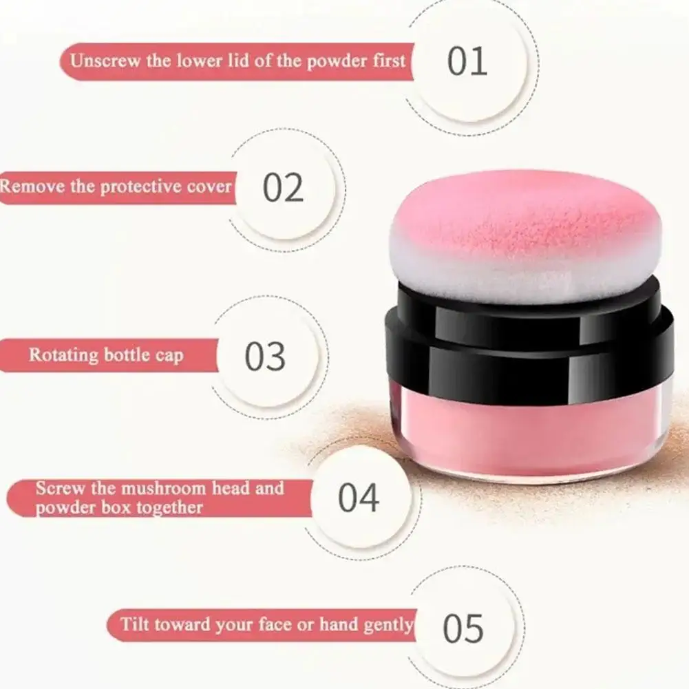 Cabeça De Cogumelo Em Pó Blush, Blush De Nevoeiro Suave, Blush Fino, Blush Matte, Maquiagem Natural Do Contorno Do Rosto, Bochecha Rouge