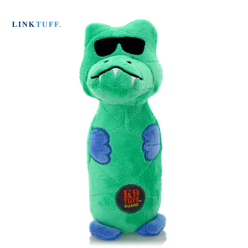 Linktuff Pet Dog Squeaky Training Toys (Plastic Bottle Inside) - Giraffe/Chimpanzee/Crocodile/Rhinoceros