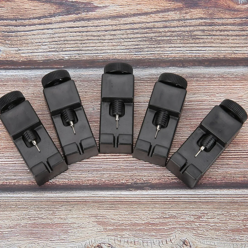 5Pcs Adjustable Watch Band Link Remover Mini Black Watch Band Link Repair Tool Watch Strap Link Remover Band Adjustment