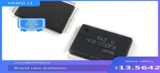 100% НОВИНКАВысококачественная продукция 5 шт. HD61202FS HD61202 QFP100 МОДУЛЬ новый на складеВысококачественная продукция