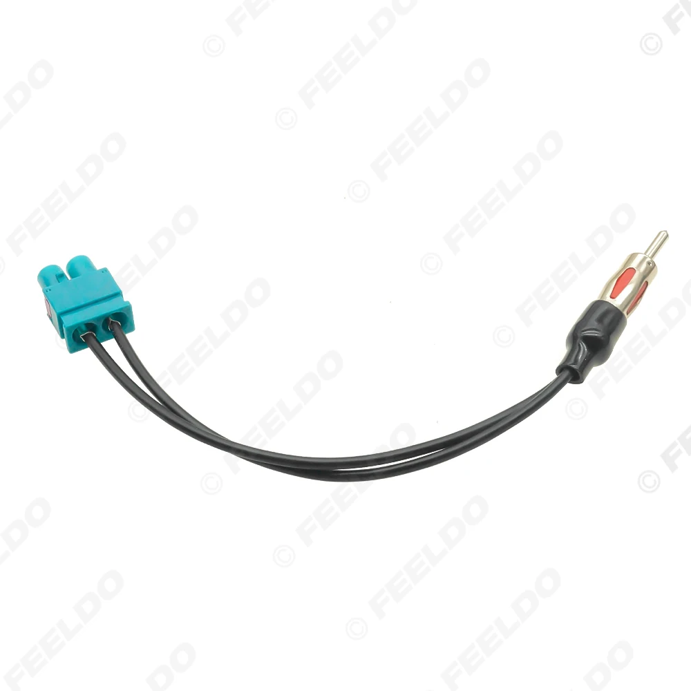 Car Audio Cable Adaptor Antenna Dual Female Fakra Radio To Standard Moto Din Male Aerial Antenna Adapter For Ford BMW