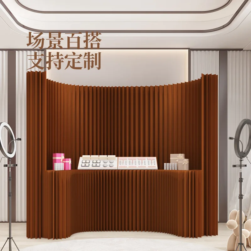 Cabine criativa do escritório do fundo da janela da parede divisória da tela do espaço