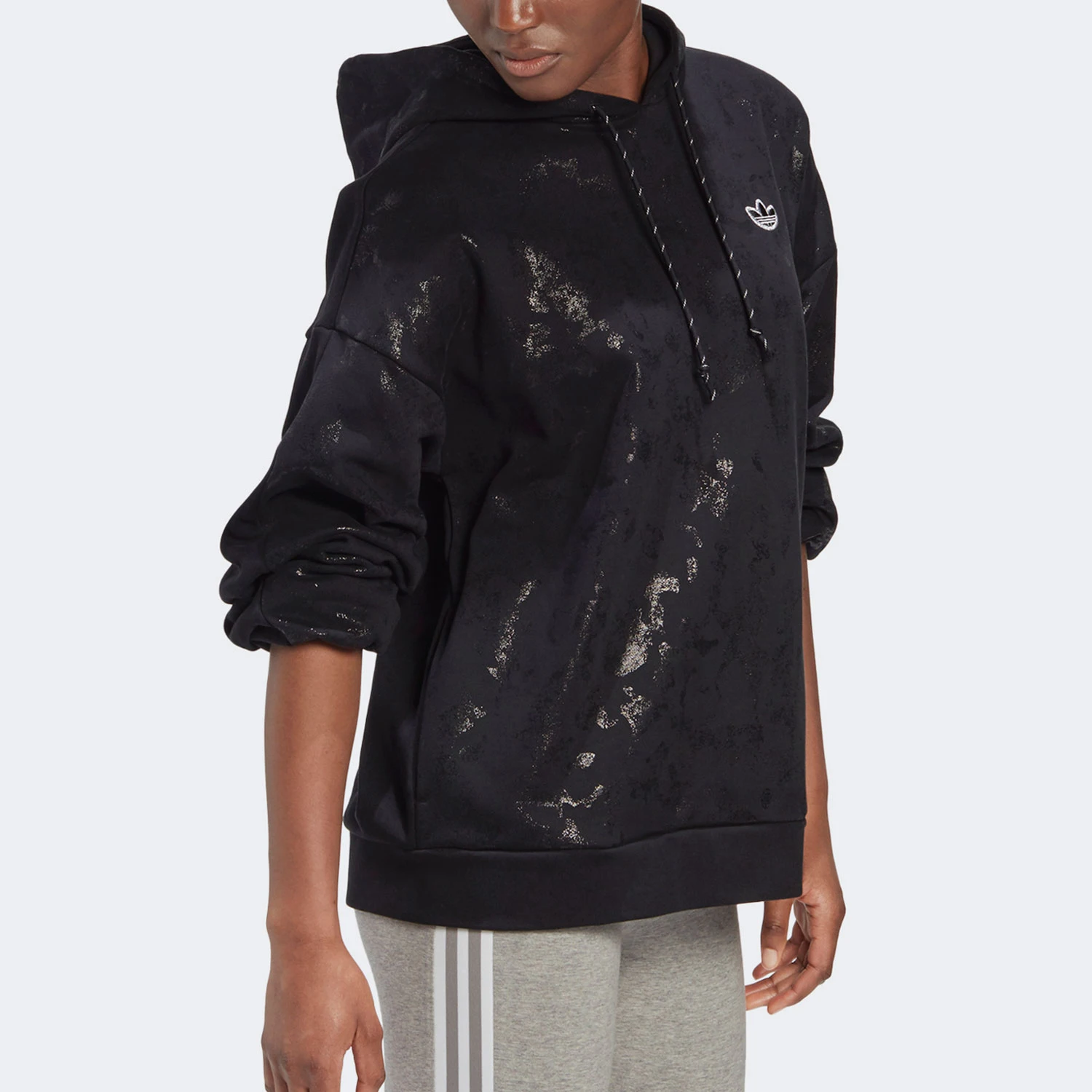 Adidas Authentic Trefoil Women's Retro Loose Fashion Breathable Hoodie FU3788
