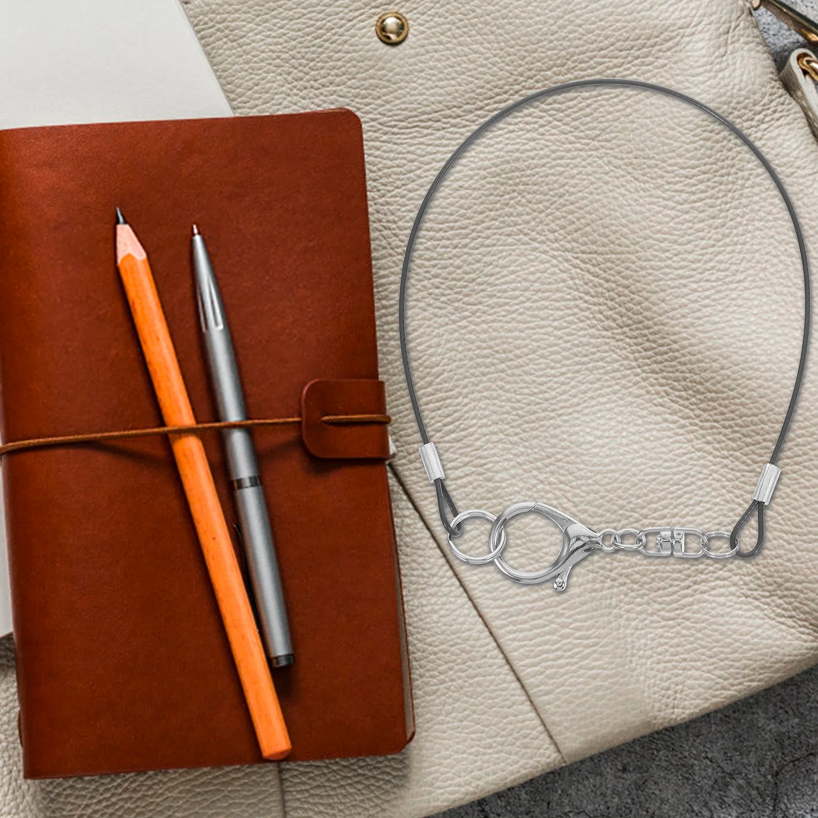 4 قطعة حلقة حبل القلم متعددة الوظائف حامل القلم المحمولة خفيفة الوزن حزام حبل للمفاتيح شارات السفر العمل في الهواء الطلق