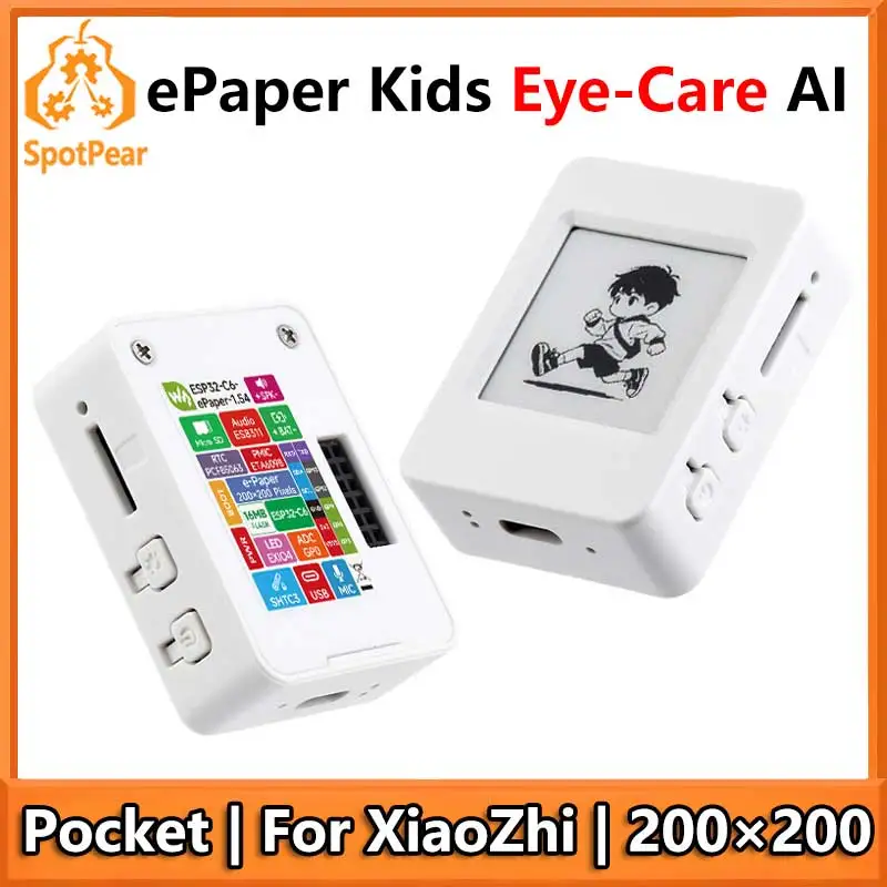 Waveshare ESP32-C6 For Xiaozhi AI 1.54-inch e-Paper Ink Screen 1.54inch Display AIoT Development Board Deepseek