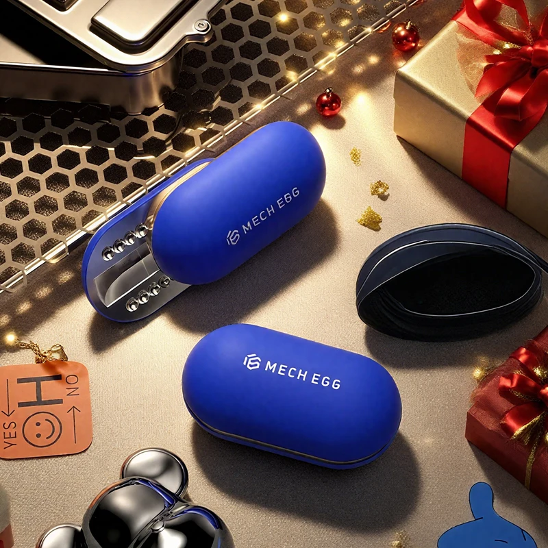 Zabawka antystresowa typu fidget, mechaniczny slider w kształcie jajka, idealne narzędzie do redukcji stresu, wspomagające koncentrację dla osób z ADHD, wysokiej jakości metalowy EDC, unikalny prezent urodzinowy do biura.