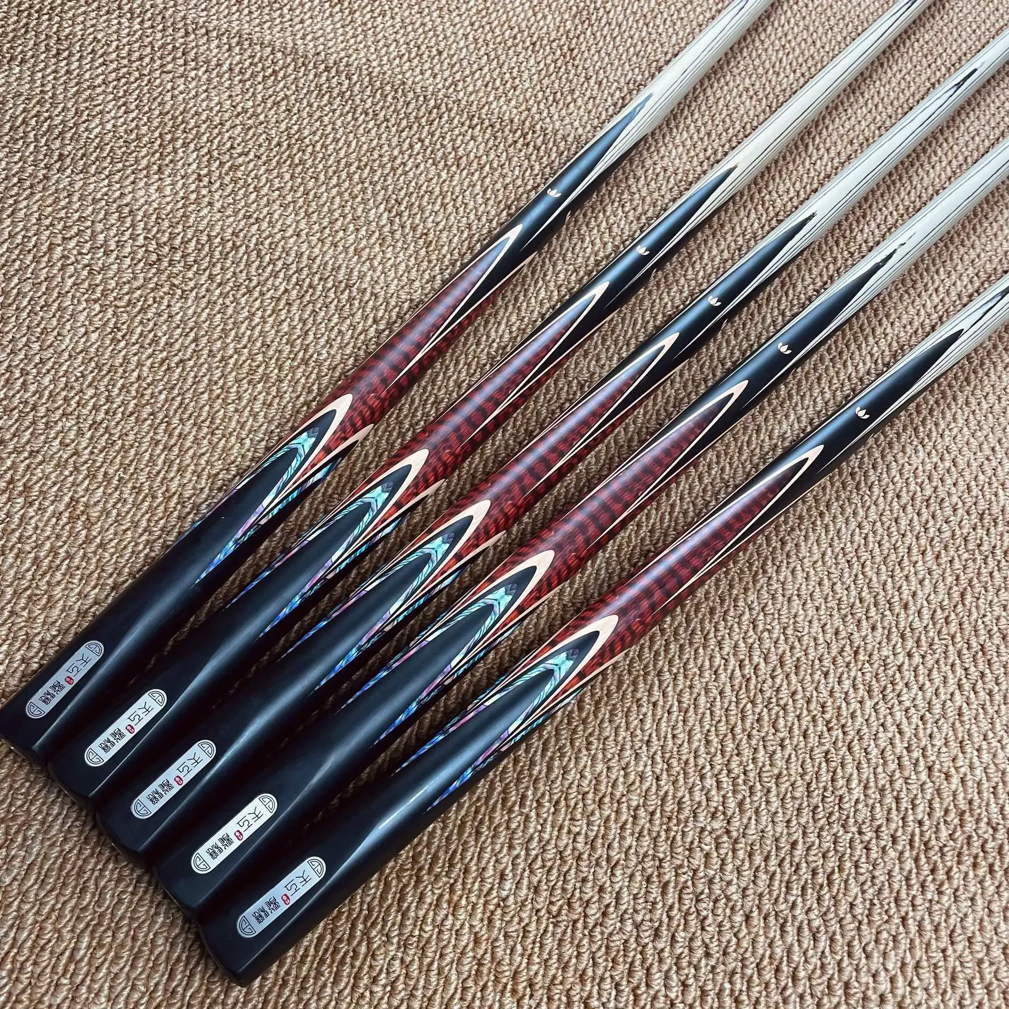 Billiard Club Chinese Eight-Ball Club Professional Billiard Ash Wood Whole Body Small Head