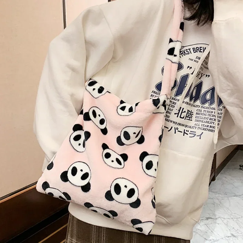 Women's Tote Bag New Fashion Trend Velvet Zipper Soft Handle Leisure Shopping Large Capacity Women's Tote Bag Free Shipping