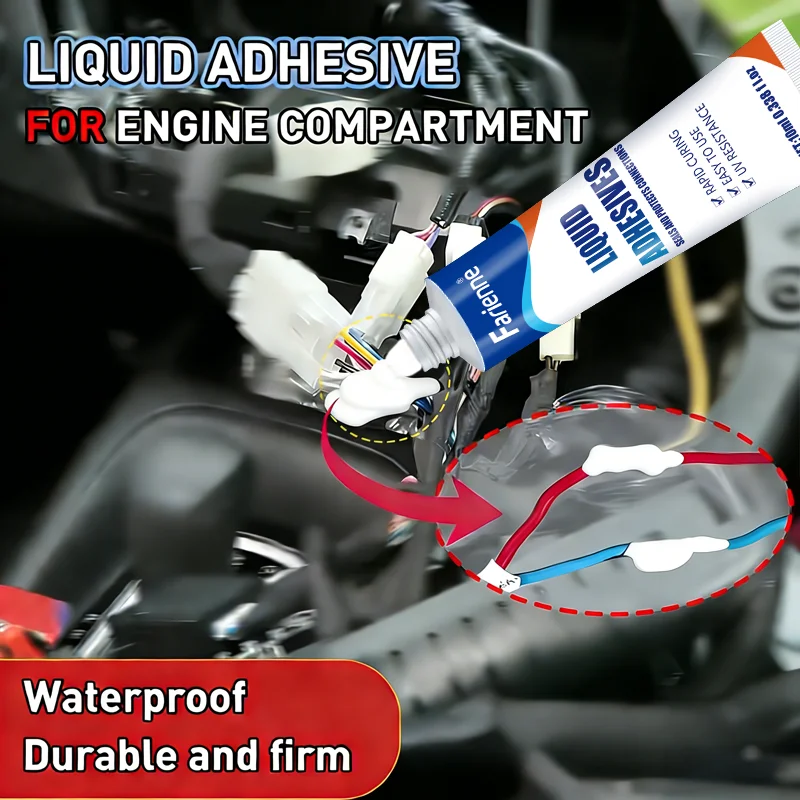 Farienne Liquid Insulation Tape Quick Dry Waterproof High-Low Temperature Resistant UV Proof Wire Protector Cable Sealing Tape