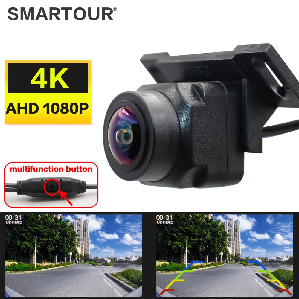 

Smartour AHD 720P/1080P CCD Автомобильная камера заднего вида, универсальная HD-камера заднего вида с функцией ночного видения, широкоугольная автомобильная камера