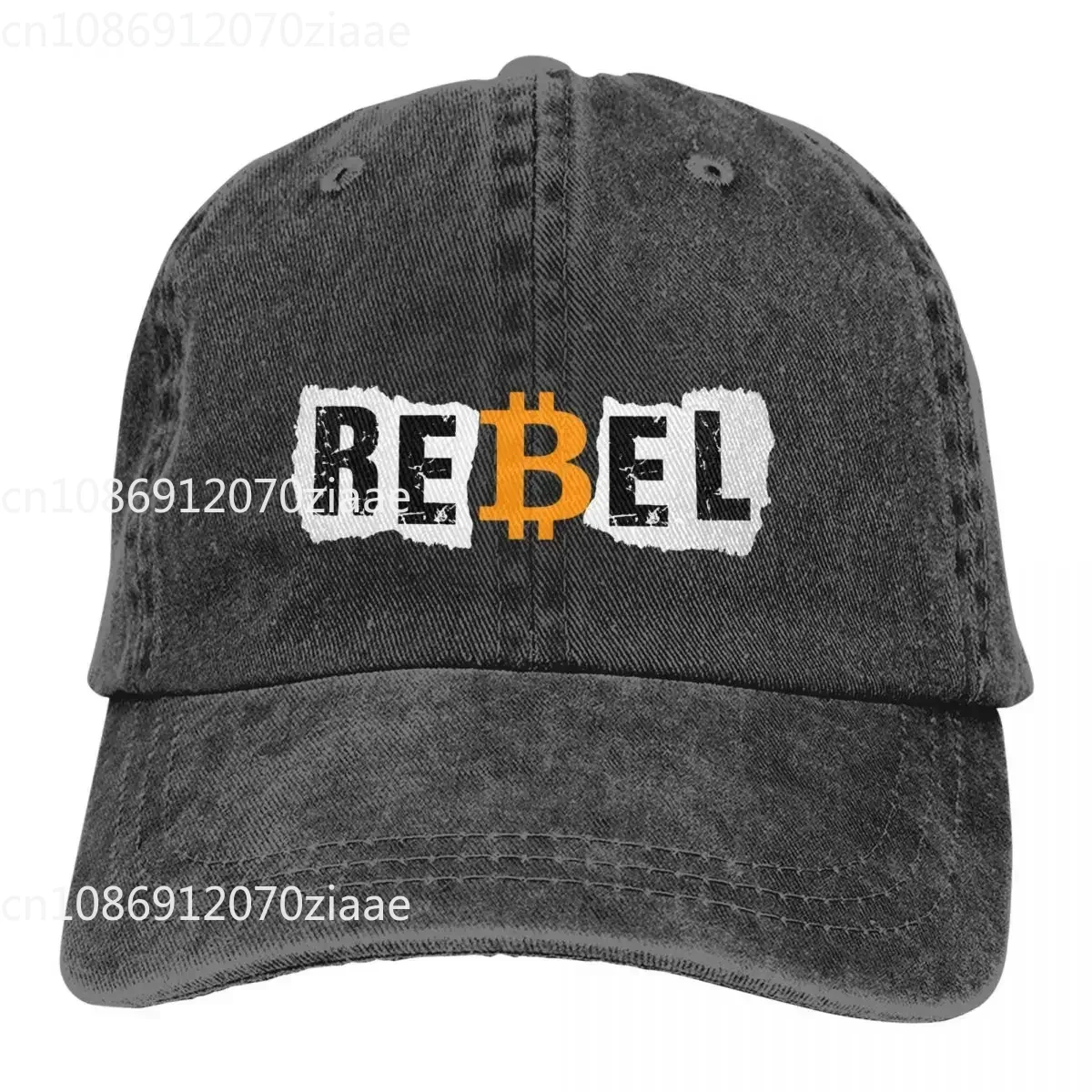 Bitcoin Crypto Miners Meme Multicolor Hat Peaked Men Women's Cowboy Cap Rebel Baseball Caps Personalized Visor Protect Hats