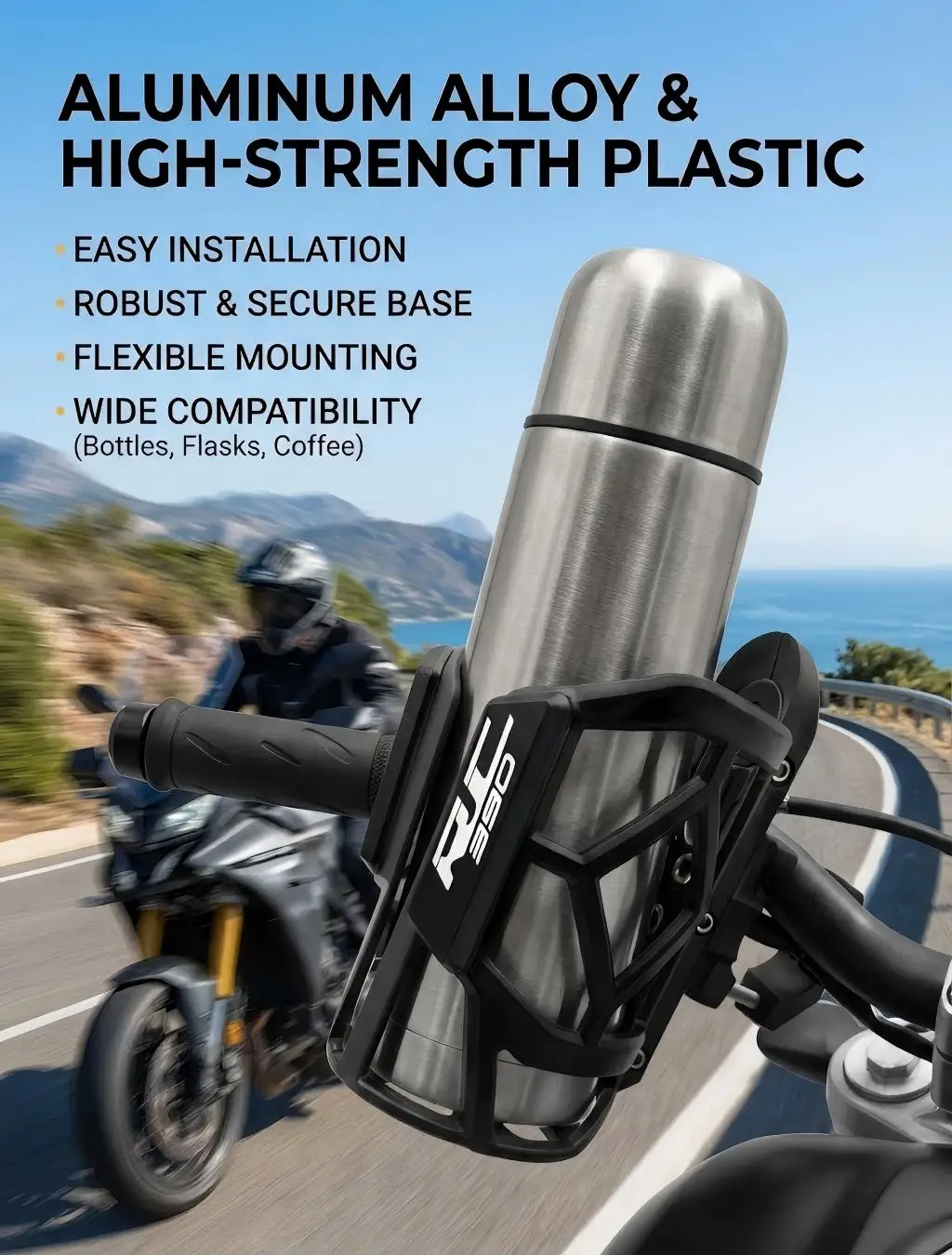 

For KTM RC 125 200 250 390 rc390 2014 2015 2016-2018 2019 2020 2021 2022 2023 High Quality Motorcycle Beverage Water Cup Holder