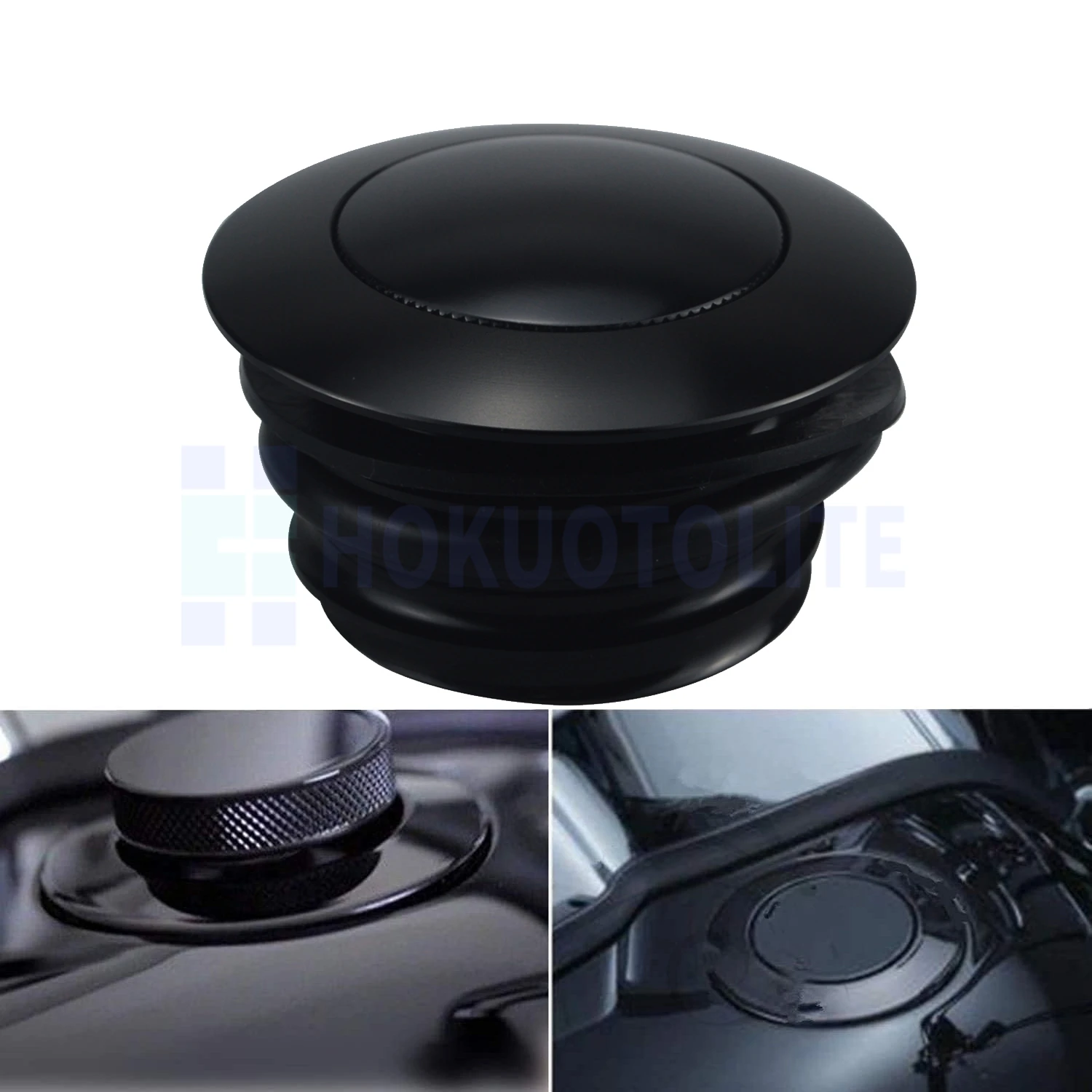 Motorcycle Flush Oil Fuel Tank Cap For Harley Dyna Road King Softail Sportster Custom XL1200C XL883C Pop-Up Oil Tank Gas Cap