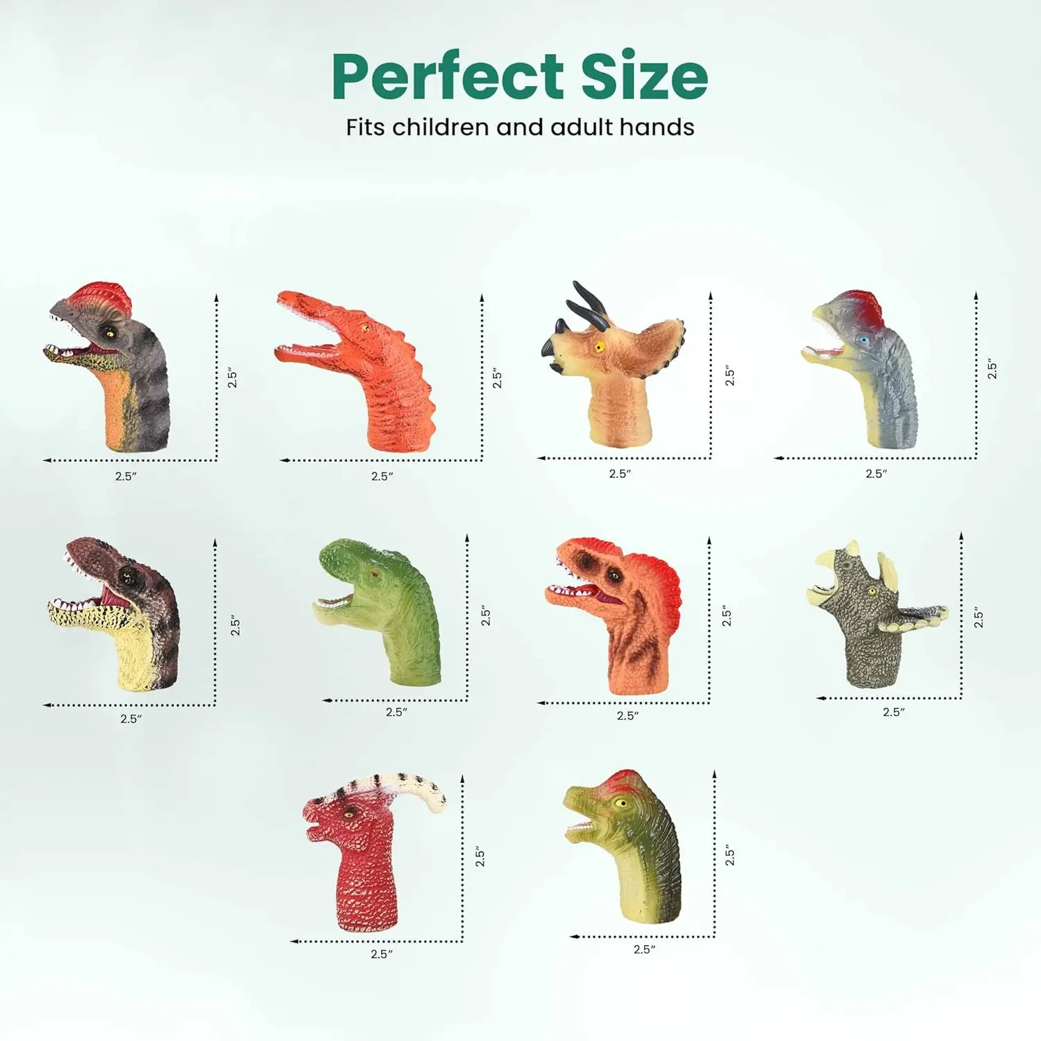 상어 손가락 인형 모조 동물 인형, 파티 선물