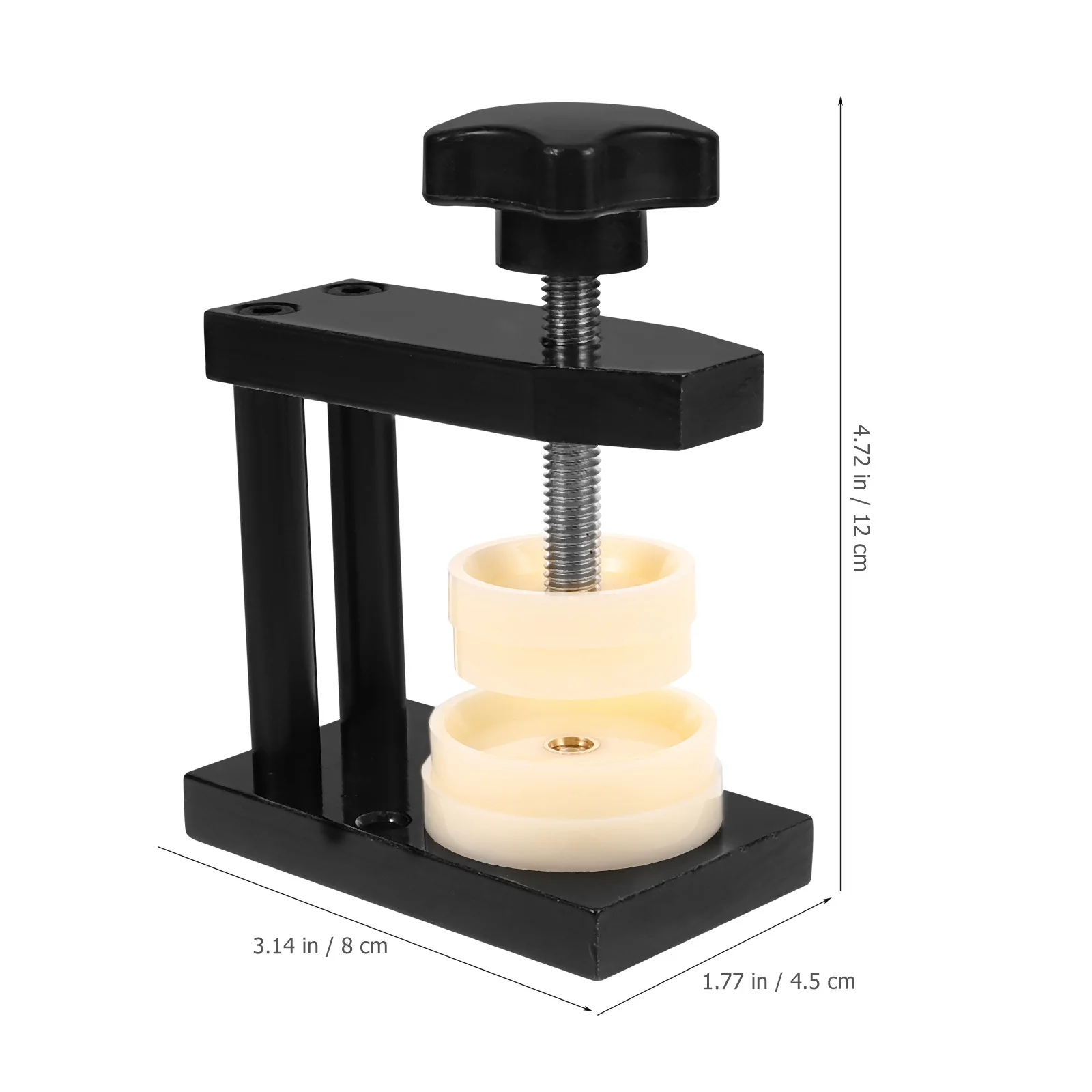 1개 프리미엄 시계 케이스 프레스 도구 스틸 다이스 무스크래치 시계 뒷면 커버 클로저 퀵 릴리즈 수리 키트 시계 제작자용