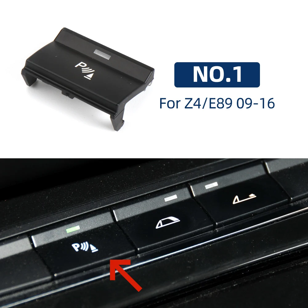 

Multi-function Roof Button Center Console Parking Radar Sensor Switch Button Cover 61319146642 For BMW E89 Z4 2009-2016