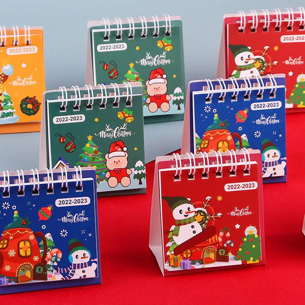 Advent Calendar 4 Styles Desktop Calendar Compact Size Daily Schedule  Attractive 2023 Portable Standing Calendar Ornament