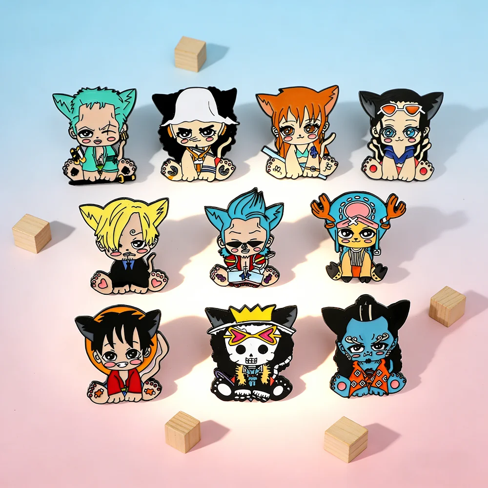 

One Piece Nico Robin Enamel Pin - Funny Cartoon Brooch Cute Metal Badge for Backpack Clothes Jewelry Accessory Gift