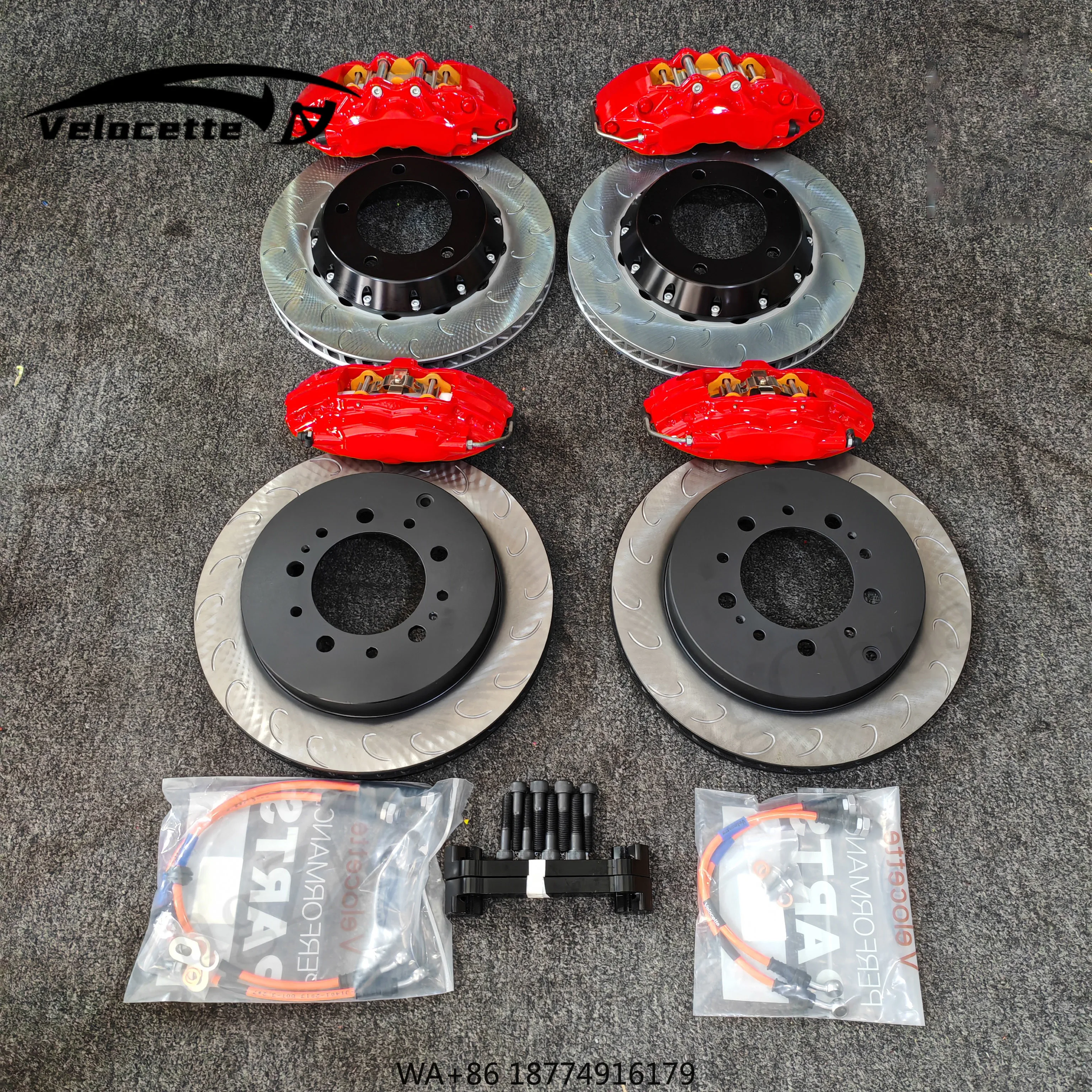 

Big Brake Caliper Kit 9040 4/6-pot Racing Brake Pads Auto Brake System for Maxima Fiesta MR2 Celica