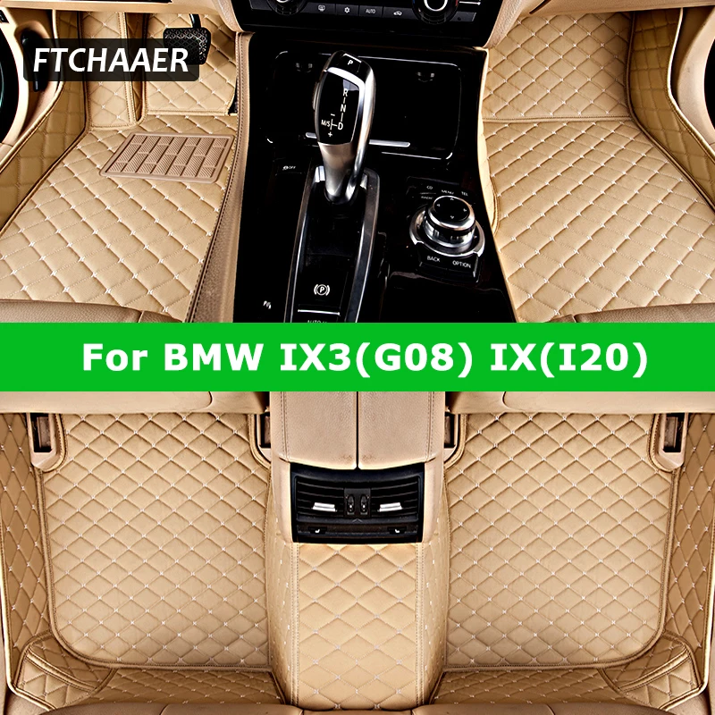 

FTCHAAER пользовательские автомобильные коврики для BMW IX3 (G08) IX (I20) авто ковры аксессуары для ног Coche