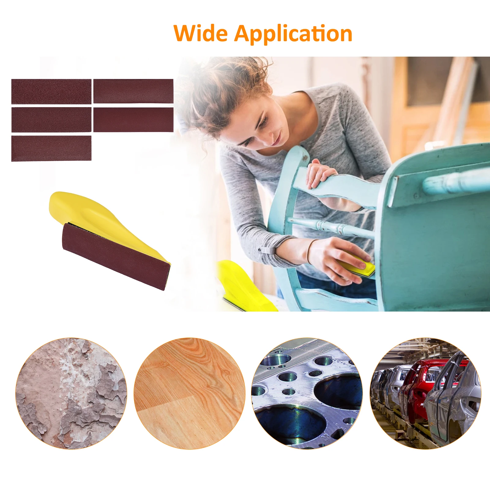 30 sztuk wkładek do szlifierki precyzyjnej, papier do mikro-szlifowania, mikro-szlifierka na palec do rękodzieła, różne gradacje ziarnistości 80/120/180/240