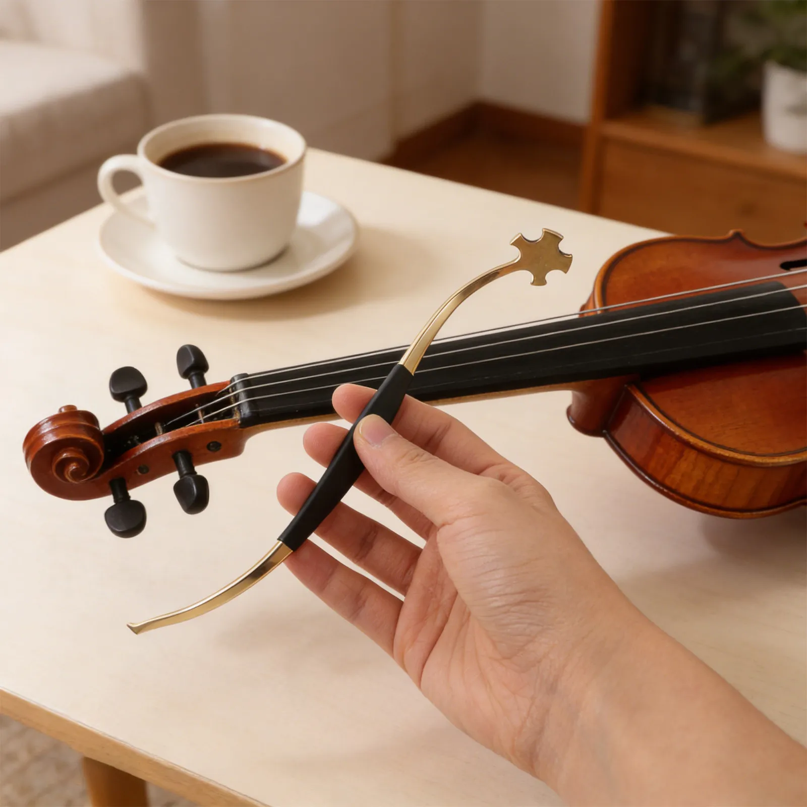 4Pcs Violin Soundpost Setter Tool Precise Adjustment Professional Luthier Repair Tool Kit Musical Instrument Workshop Cello