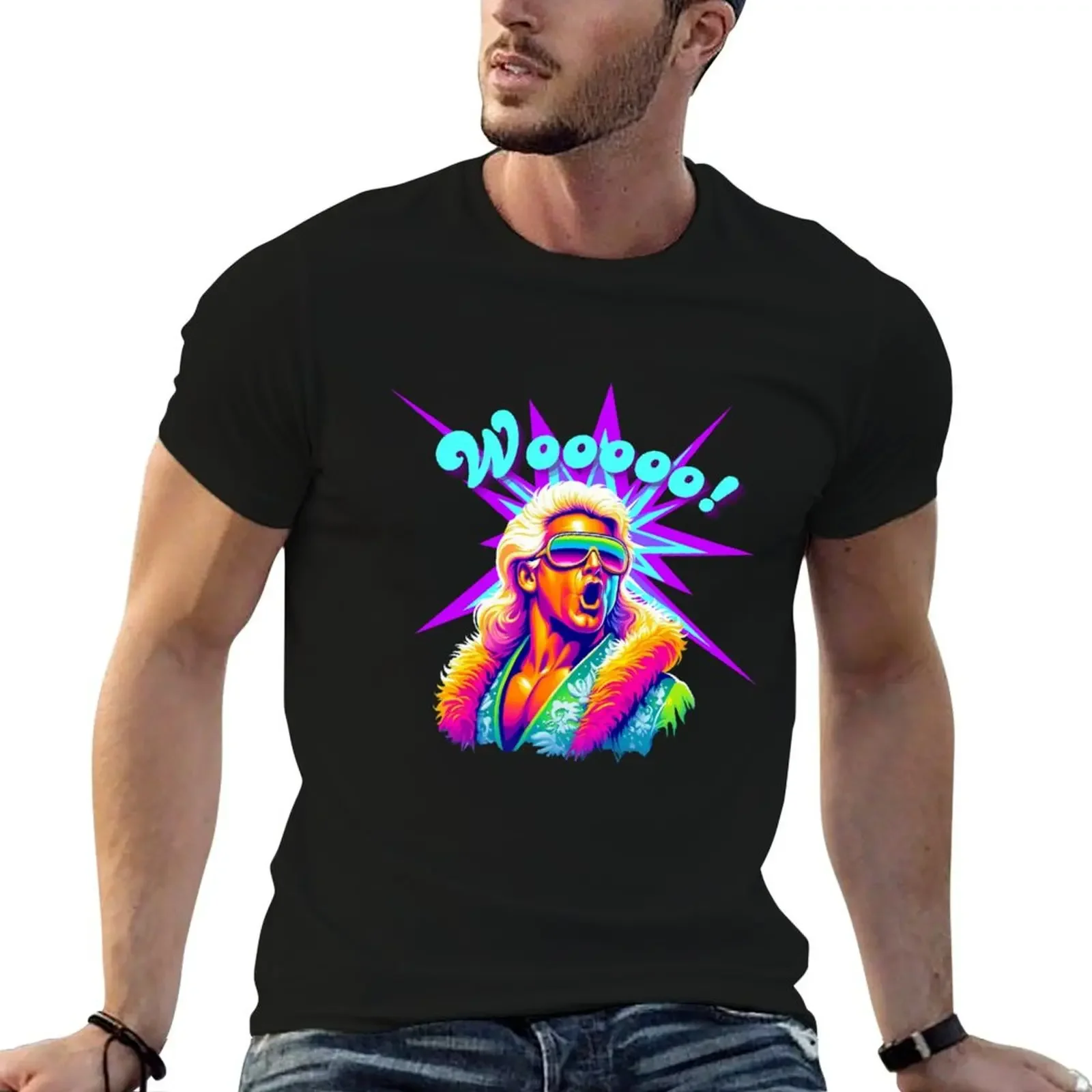 WOOOOO! Energy Statement T-Shirt shirts graphic tee baggy shirts cute tops designer shirts black t-shirts for men