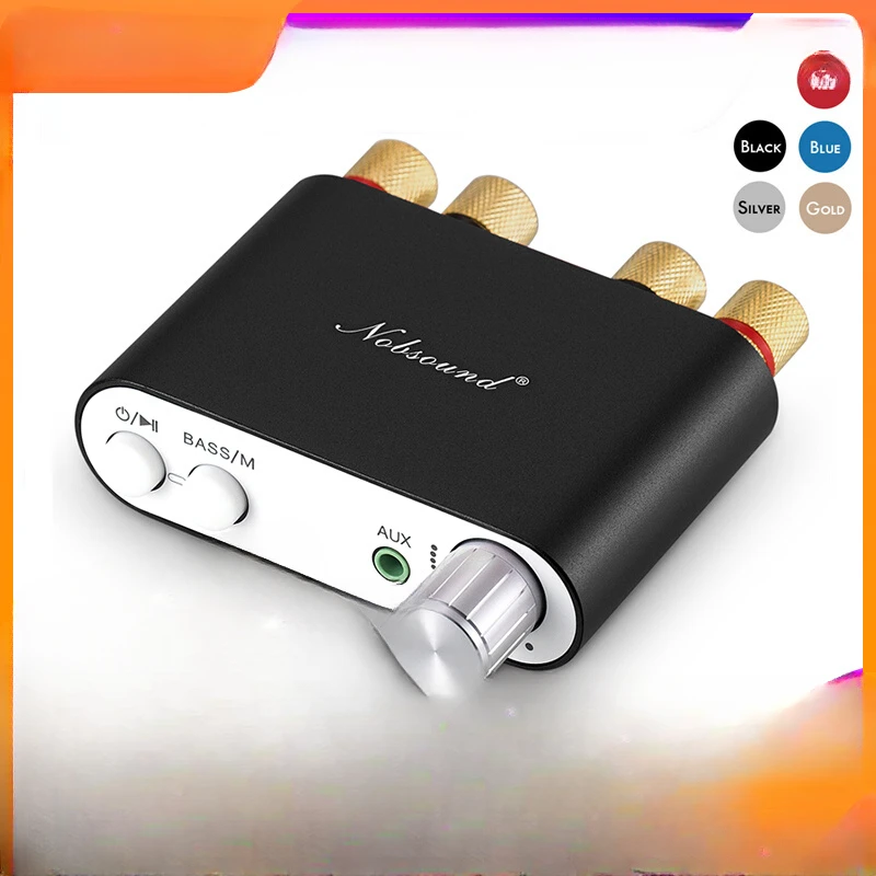 

100W fever amplifier Bluetooth 5.0 digital amplifier HIFI mini 2.0 channel TV audio USB sound card