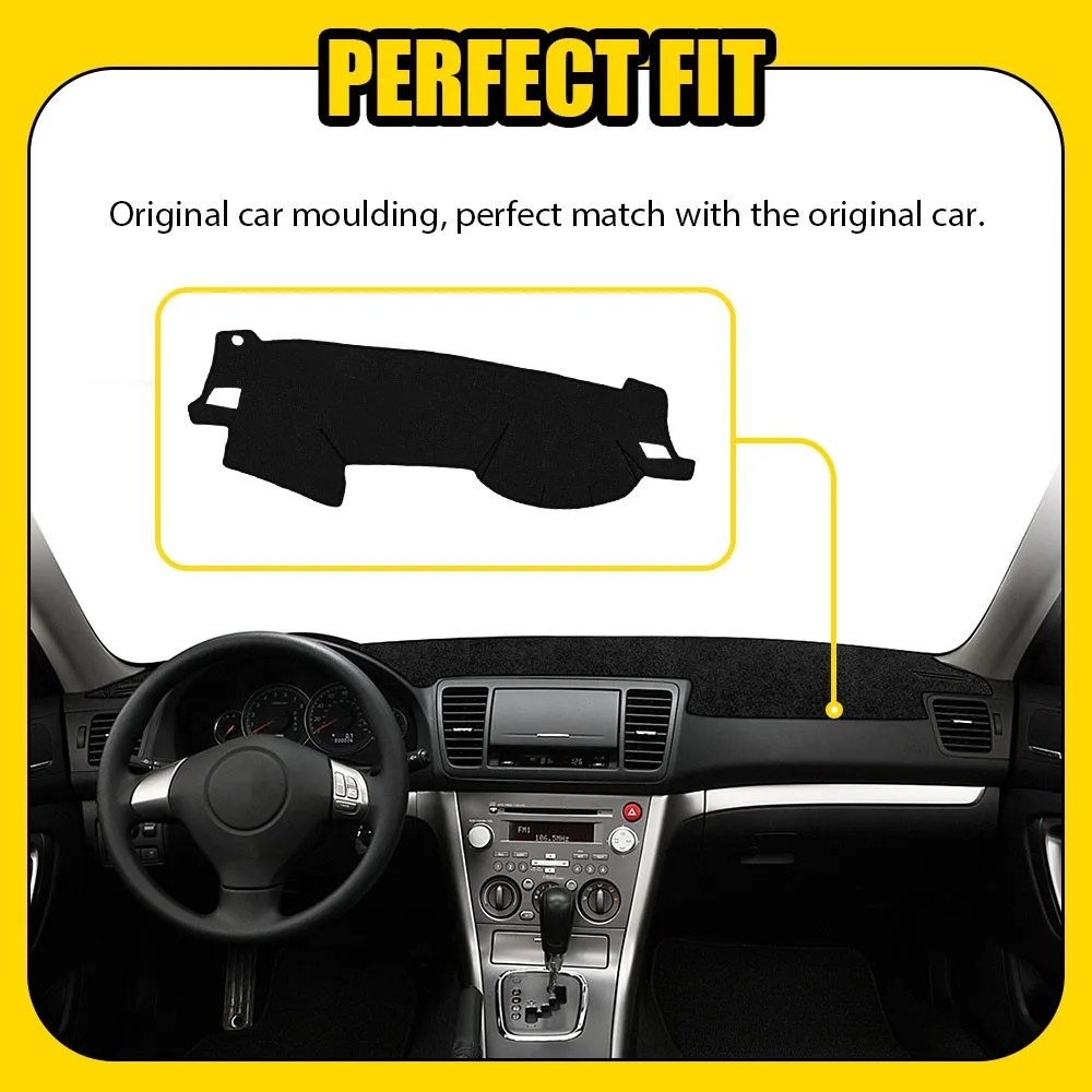 

LHD Car Dashboard Mat for Subaru Outback Legacy 2003 2004 2005 2006 2007 2008 2009 Dash Mat Dashmat Sunshade Protective Carpet