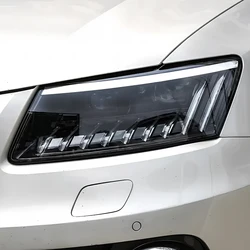 Car Front lamps Assembly For Audi Q5 2009-2017 Upgrade LED Auto Headlight Streamer Projector Startup Effect Lens Accessories