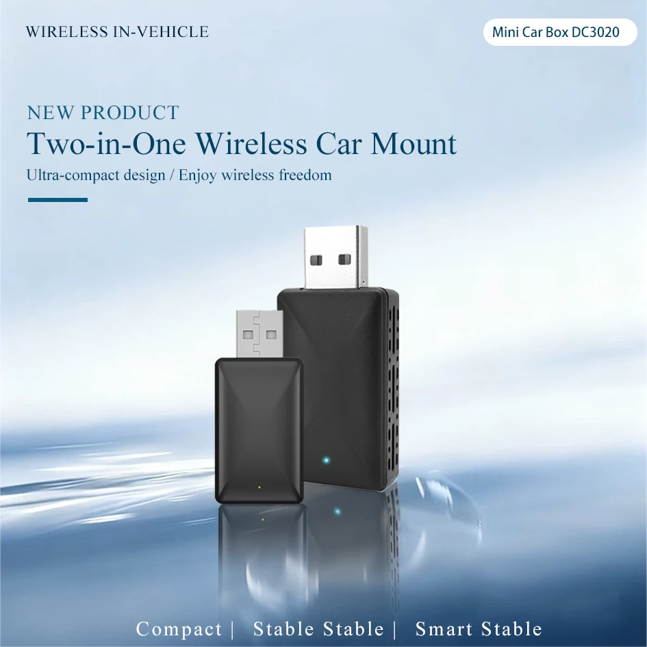 2in1 Wireless Carplay Adapter Android Auto verkabelt mit Wireless Dongle AI Smart Box automatische Verbindung Auto intelligente Systeme
