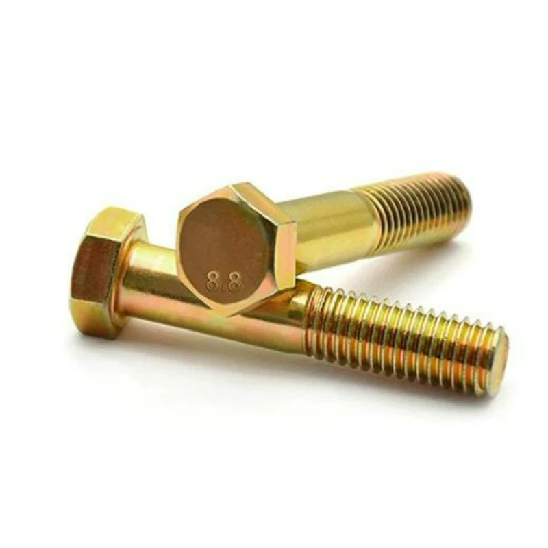 1-20pcs 8.8 Grade Galvanized Outer Hexagon Screw M6 M8 M10 M12 M14 M16 M18 M20 High-strength Outer Hexagon Bolt L=65~150mm