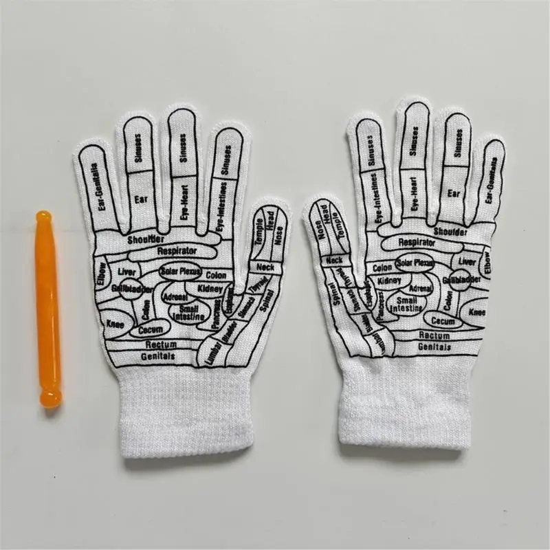 652F Adult Acupressures Reflexology Gloves Hand Gloves Spa Household Acupressures Gloves Office Acupressures Reflexology Gloves