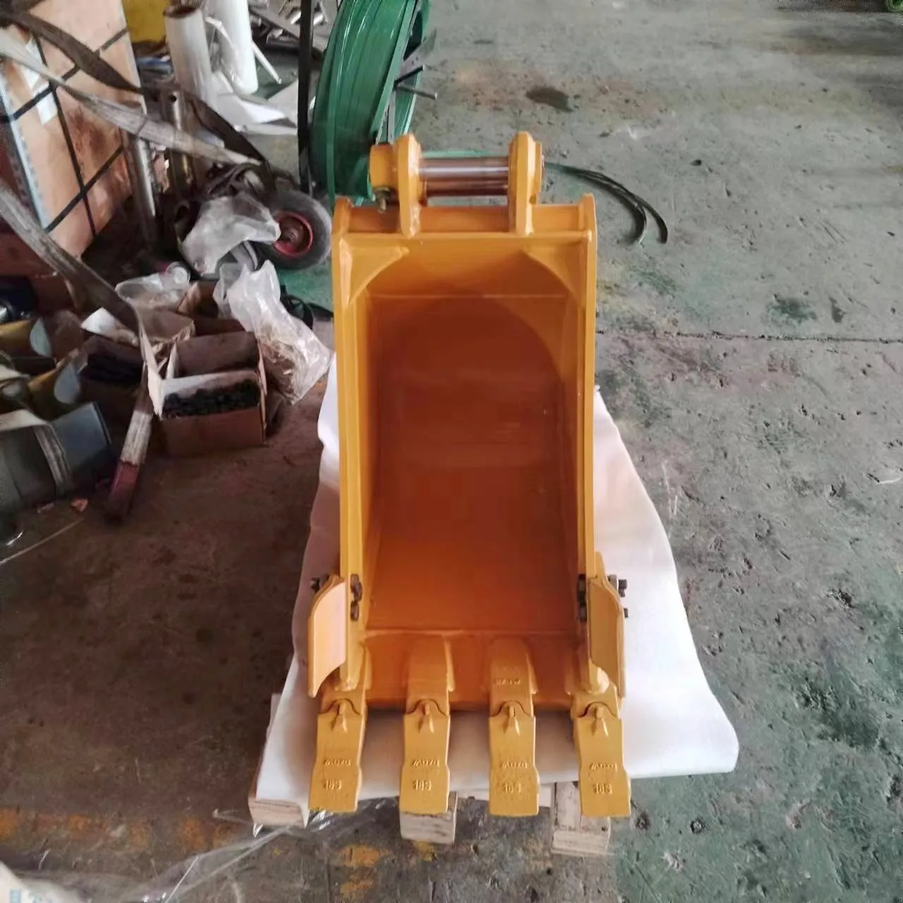 Q355B Mn Steel Mini Excavator Attachments Excavator Standard Bucket 400 Mm Width Bucket