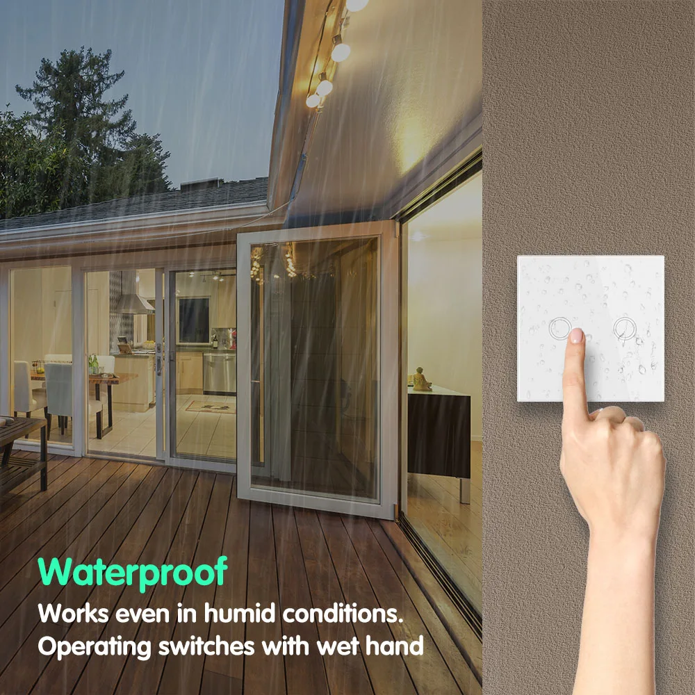 Diese 86 مفتاح الإضاءة اللاسلكي الذي يعمل باللمس 433 ميجا هرتز جهاز إرسال عن بعد، التيار المتناوب 110 فولت ~ 250 فولت 10A مقاطعة استقبال التتابع لتحسين المنزل #3