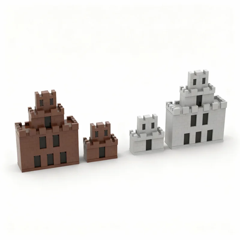 

618pcs MOC Mariose Bros 3D Brick Castle Model Building Blocks Construction Toy Christmas Gifts DIY Creative Idea Education Kids