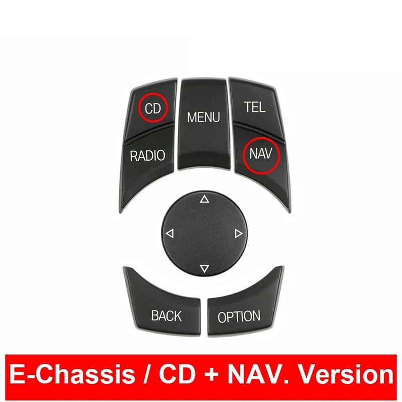 For BMW 1 2 3 4 5 6 7 X3 X4 X5 X6 F20 F22 F30 F34 F36 F10 F02 F06 F25 F15 Interior Car CIC IDrive Multimedia Control Buttons